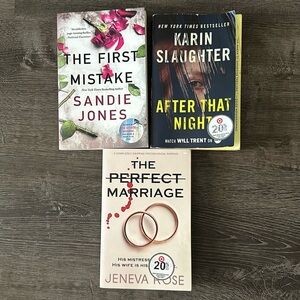 Thriller book package